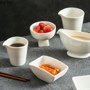 Axyaa Ceramic Gravy Boat Set Seasoning Tool Restaurant Milk Jug Steak Sauce Pot