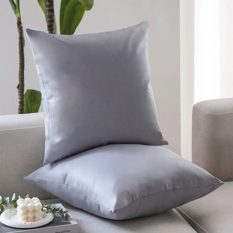 Axyaa PU Leather Cushion Cover 45x45 Nordic Style Sofa Throw Pillow Home Decor