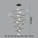 Axyaa Nordic Stair Chandelier Pendant Lights, Ceiling Light for Living Room Bedroom Dining Room