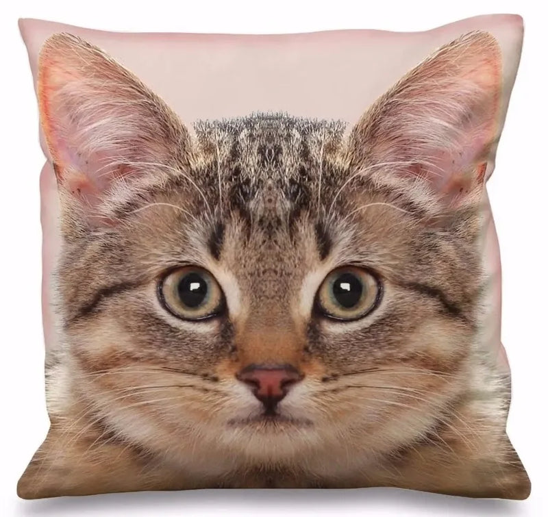 Axyaa 3D Animal Print Cushion Covers (18" x 18") - Cute Collection