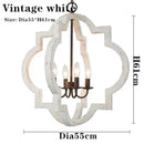 Axyaa Solid Wood Chandelier - Elegant Pendant Light for Home Improvement
