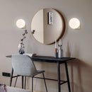 Axyaa Glass Ball LED Wall Lamp - Modern Nordic Art Room Decor & Night Light