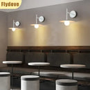 Axyaa Circular Iron UFO LED Wall Lamp for Nordic Living Room, Bedroom & Study