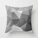 Axyaa Grey Family Pillowcase Square Office Cushion Cover