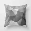 Axyaa Grey Family Pillowcase Square Cushion Cover for Home Office