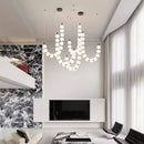 Axyaa Facil Indoor Lighting: Elegant Chandelier for Home & Staircase