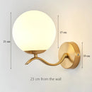 Luxury Brass Glass Wall Lamp Axyaa Home Art Deco Sconce Wall Lights