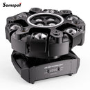 Axyaa 150W RGBW Moving Head Light for DJ Disco Party - Voice Control & DMX