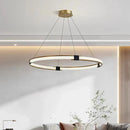 Axyaa Circular Main Light Chandelier - High-end Designer Lighting for Dining Room & Bedroom