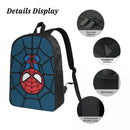 Axyaa Spider Man Theme Backpack Set with Lunch Box for Primary School Students