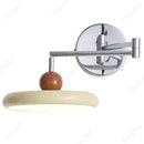 Axyaa Cream Wind Wall Lamp: Rotatable Arm, Ideal for Living Room, Study, or Bedroom Lighting