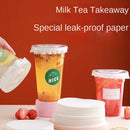 Axyaa Disposable Cup Lid - Leak-proof Coffee Tea Seal Film