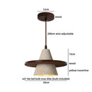 Axyaa Vintage Industrial LED Pendant Light Yellow Travertine Hanglamp