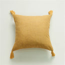 Axyaa Linen Tassel Cushion Cover for Home Decor