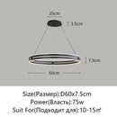 Axyaa Modern LED Chandelier for Home Living Room Bedroom Kitchen Dining Black/Gold