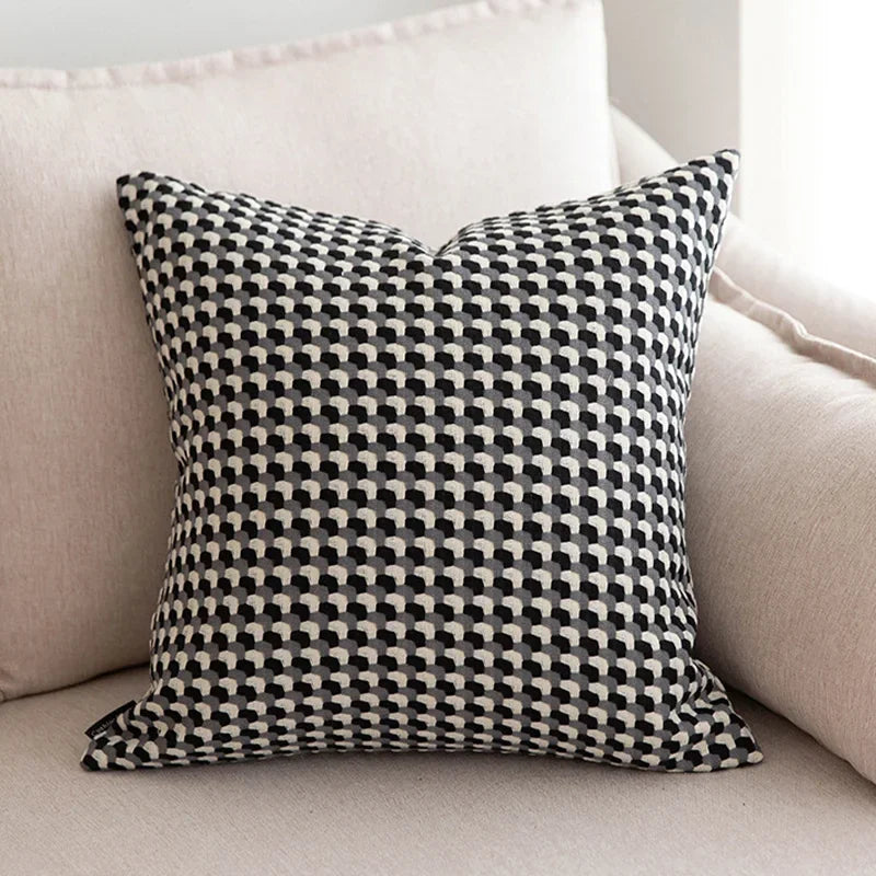 Axyaa Nordic Square Cushion Cover 45x45cm for Sofa Bed Chair_Living Room