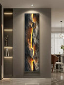 Axyaa Crystal Porcelain Mountain LED Wall Lamp for Home Decor