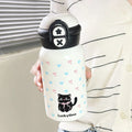 Axyaa Kawaii Cat Bow-tie 500ml Thermos Water Bottle - Stainless Steel Tumbler