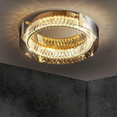 Axyaa Nordic Crystal Ceiling Light Chandelier for Living Room & Bedroom