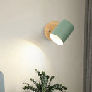 Nordic Macaron Wood Wall Lamp by Axyaa: Minimalist Home Indoor Lighting