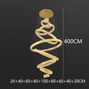 Axyaa Modern LED Pendant Chandelier Light for Staircase & Living Room