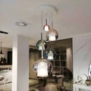 Axyaa Nordic Glass Chandelier for Bar, Living Room, and Staircase
