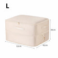 Axyaa Self Compression Duvet Storage Bag: Large Capacity Heavy Duty Moving Organizer