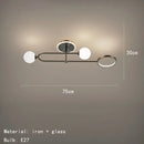 Modern Nordic Living Room Ceiling Light by Axyaa: Simple, Creative, Small-sized Lighting Fixture for Bedroom and Dining Room