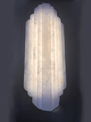 Axyaa Marble Wall Lights: Modern Luxury Big Sconce for Home Decor