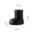 Axyaa Ceramic Boot Vase Pen Holder Tabletop Storage Home Decoration Accessory