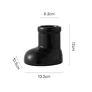 Axyaa Ceramic Boot Vase Pen Holder Tabletop Storage Home Decoration Accessory
