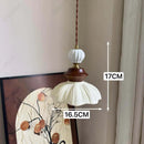 Axyaa Retro LED Flower Wall Lamp - Cream Wind for Living Room Decor