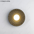 Axyaa Metal Wall Light: Modern Luxury Art Decor Lighting for Living Room