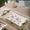 Axyaa Ceramic Retro Fruit Tray - Elegant Living Room Decor
