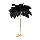 Axyaa Nordic Feather Floor Lamp for Luxurious Bedroom Decor & Live Streaming Room