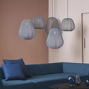 Axyaa LED Art Chandeliers: Italian Designer Indoor Fabric Lamp for Home, Living, Dining & Restaurant