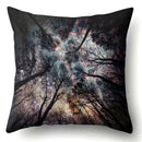 Axyaa Galaxy Print Pillowcase - Decorative Polyester Cushion Cover for Home Sofa