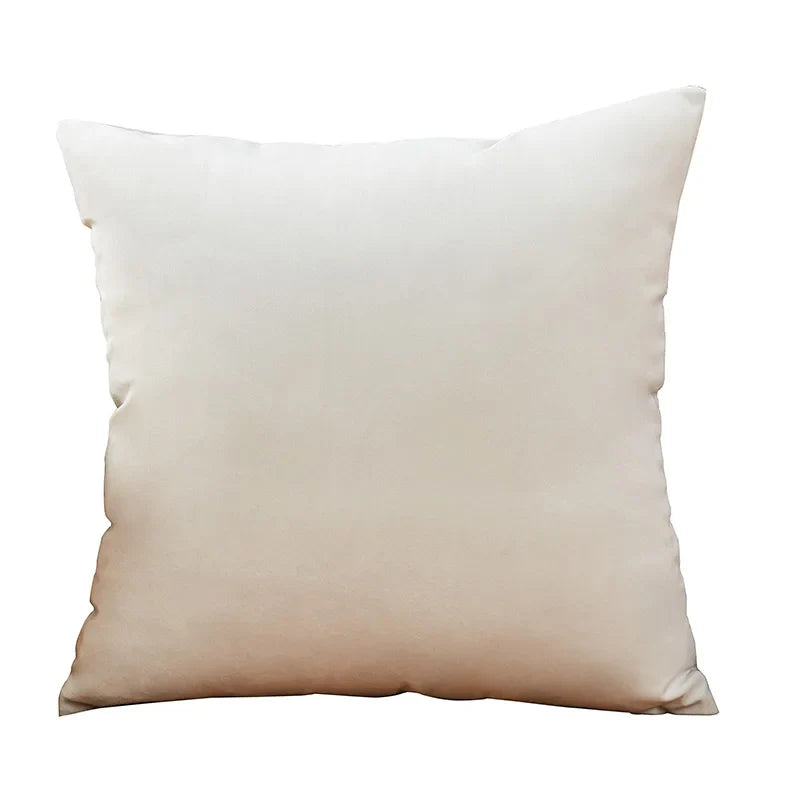 Axyaa Blue Velvet Cushion Cover 45x45cm - Nordic Decor for Living Room Sofa