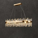 Axyaa Modern K9 Crystal Chandelier for Living Room Bedroom Kitchen Island