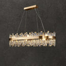Axyaa Modern Crystal Chandelier for Living Room Bedroom Kitchen Island