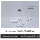 Axyaa Modern Living Room Chandelier LED Indoor Lighting Bedroom Decor