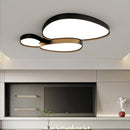 Axyaa Cobblestone Black LED Ceiling Light for Modern Nordic Interior Decor