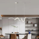 Axyaa Minimalist LED Pendant Lights for Dining Room Bar Kitchen Chandeliers