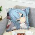 Axyaa Shizuku Anime Pillow Covers 45*45 Cushion Cover for Fall Decor