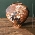 Axyaa Retro Chinese-style Porcelain Flower Vase Set - Earthenware & Kiln-transformed Accessories