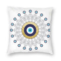 Evil Eye Black Art Cushion Cover Mystery Spirit Pillowcase by Axyaa