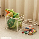 Axyaa Kids Toy Storage Basket: Transparent Box for Toys, Clothes, Books - Large Capacity