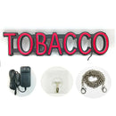 Axyaa 20" LED Neon Sign - 'TOBACCO' - Super Bright Lights - Indoor Display