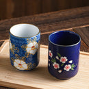 Axya Hand-Painted Ceramic Coffee Cup for Home, Japanese Style Straight Cup