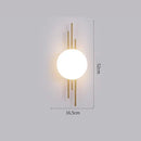 Axyaa Nordic LED Wall Light Sconce, Minimalist Design, Living Room Bedside Lamp